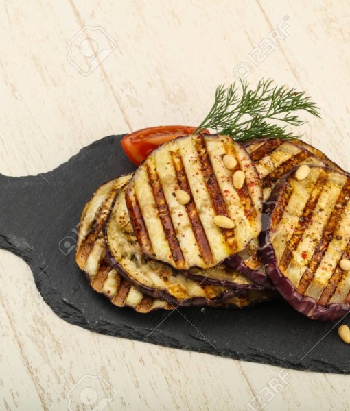 Grilled eggplant