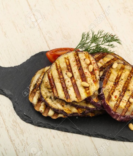 Grilled eggplant