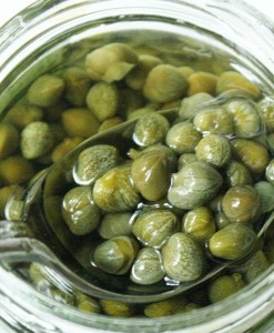 capers in vinegar